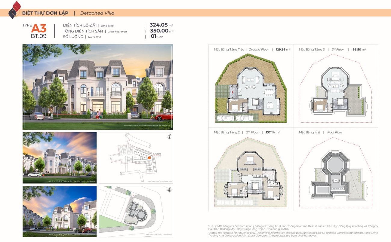 thiết kế biệt thự hồng hạc city bắc ninh