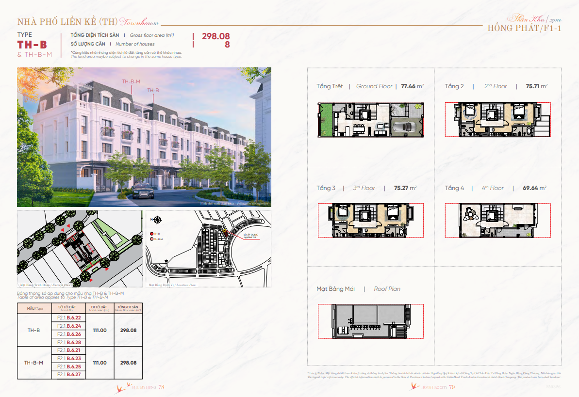 thiết kế nhà liền kề hồng hạc city