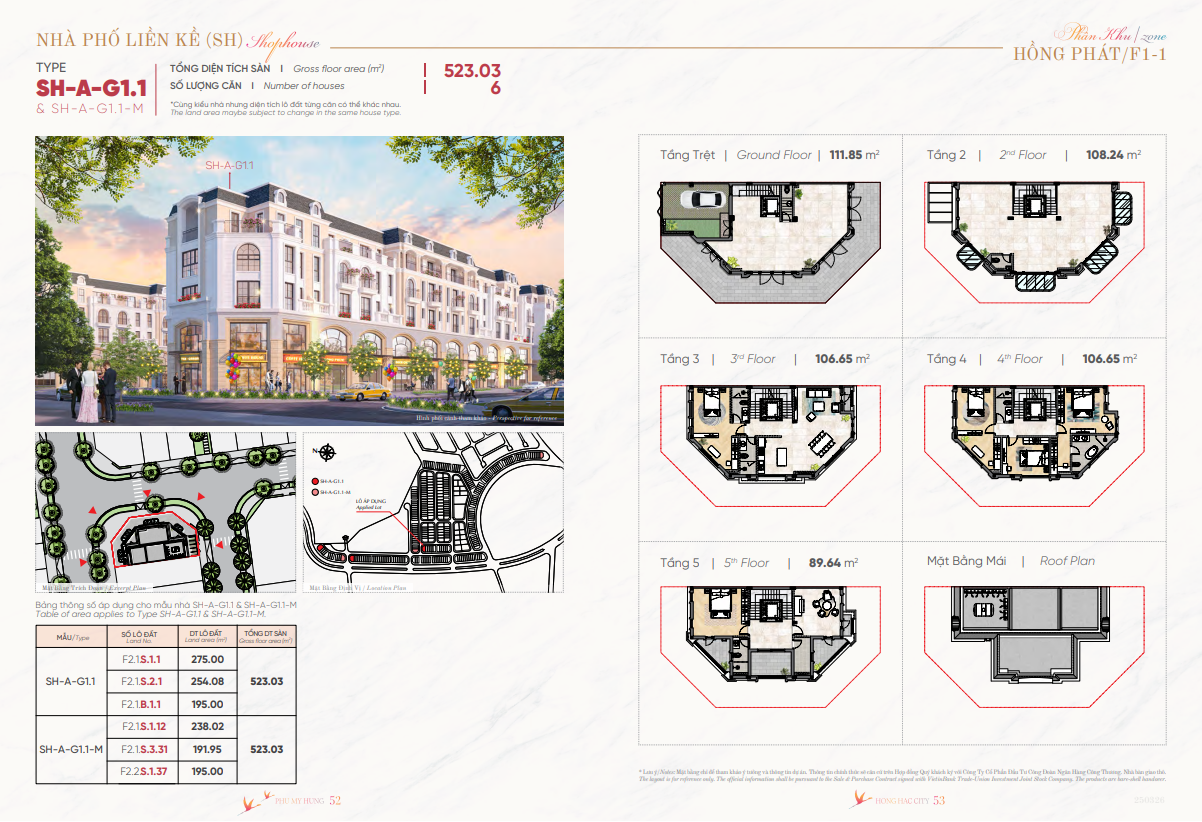 thiết kế shophouse Hồng Hạc City Bắc Ninh