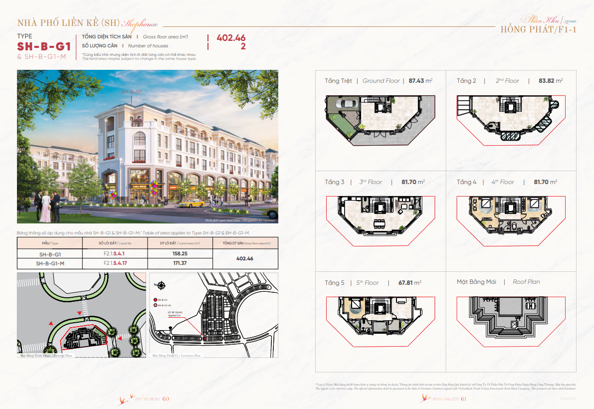 thiết kế shophouse Hồng Hạc City Bắc Ninh