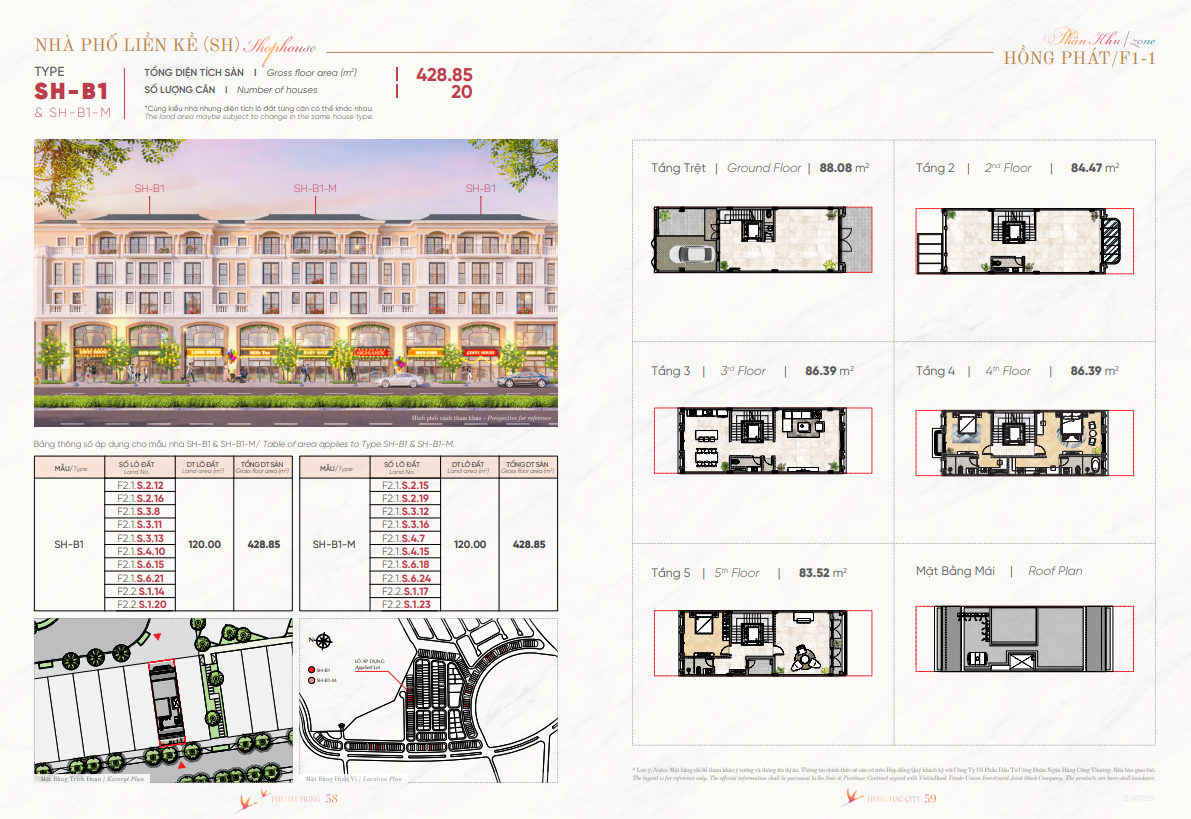 thiết kế shophouse Hồng Hạc City Bắc Ninh
